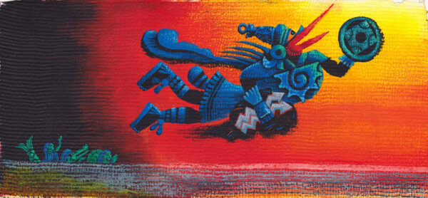 Now the Sun Was Shining Above the Horizon